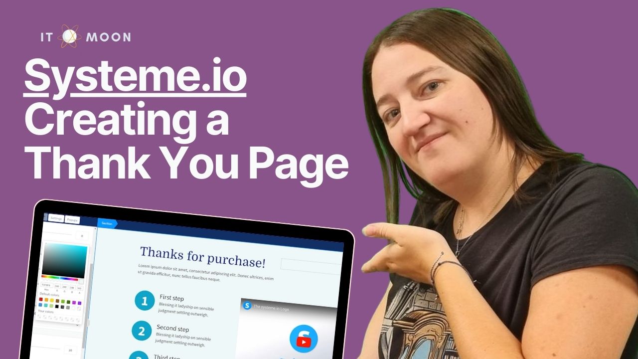 You are currently viewing Systeme.io ✨ Creating a Thank You Page ✨ Step by Step Tutorial