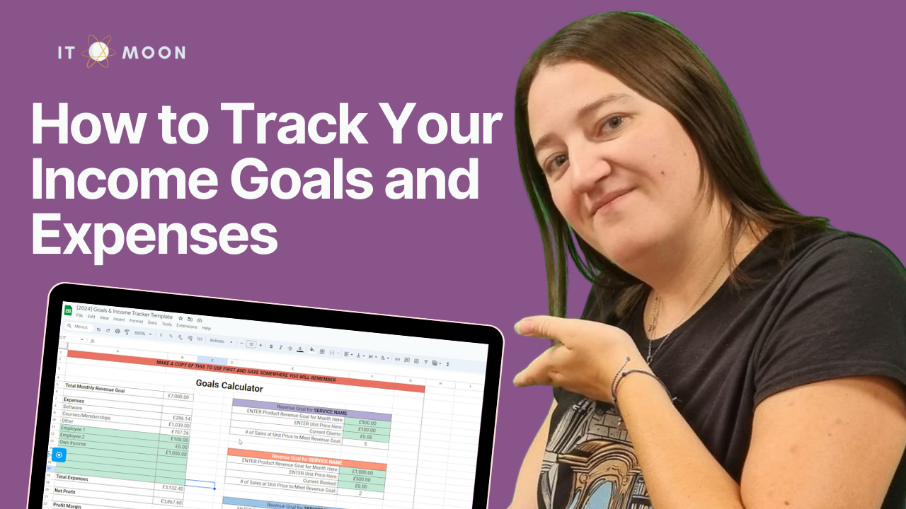 Read more about the article How to Track Your Income Goals and Expenses [Template Included]